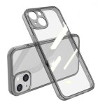 Verre tremp� transparent �lev� + tpu case antichoc pour iphone 13 mini (noir)