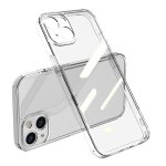 Verre tremp� transparent �lev� + tpu case antichoc pour iphone 13 pro (transparent)