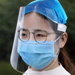 Visire transparente anti - claboussures anti - salive