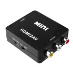 Vk - 126 adaptateur convertisseur vido hd hdmi vers av / cvbs mini hd