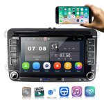 Convient pour volkswagen 7 pouces lecteur multimdia de voiture navigation bluetooth inverser la machine ...