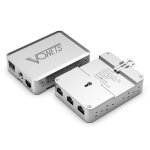 Vonets vsp510 commutateur ethernet gigabit 5 ports avec adaptateur dc + boucle de fixation sur rail + ...