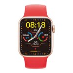 W17 pro max 1, 9 pouces bluetooth rappel de message d'appel montre intelligente en silicone (rouge) W17 pro max 1, 9 pouces bluetooth rappel de message d'appel montre intelligente en silicone (rouge)