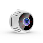 W8 mini camra hd 1080p vision nocturne batterie surveillance vido wifi smart home camra(blanc)