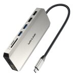 Wavlink umd302 type - c vers multiport dual 4k hdmi hub triple moniteur 12 - en - 1 station d'accueil ...