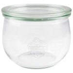 Weck lot de 6 bocaux 580ml forme tulipe