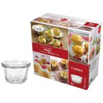 Weck lot de 6 ramequins 165ml pour muffins Weck lot de 6 ramequins 165ml pour muffins