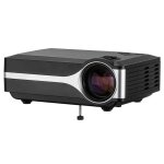 Wejoy l1 80 lumens 4 pouces lcd technologie hd 800 * 480 pixels projecteur, vga, hdmi (noir)