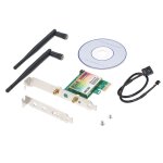 Wie7265 adaptateur wi - fi double bande 802. 11ac 1167 mbps pci - e + carte rseau wlan bluetooth 4. ...