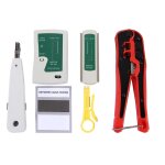Wlxy 4 en 1 portable pince  sertir punch down fil dtecteur de ligne ethernet rseau testeur de cble ...