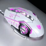 T - wolf v6 interface usb 6 - boutons 6 3200 dpi c�bl� de souris programmante m�canique macro programmation ...