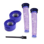 Xd936 noyau de filtre 5 en 1 + noyau de filtre arrire + brosse de nettoyage pour accessoires d aspirateur ...