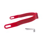 Pour xiaomi mijia m365 scooter support accessoires arrière fender shock absorbing bracket (rouge) Pour xiaomi mijia m365 scooter support accessoires arrière fender shock absorbing bracket (rouge)