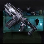 Xiizone ar - 587 multi color soft crystal water paintball gun pistolet de jeu de tir bluetooth ar