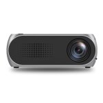 Yg320 320 * 240 mini projecteur led home cinma, support hdmi & av & sd & usb (argent)