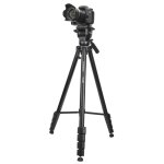 Yunteng vct - 3000 support de cam�ra tr�pied professionnel en aluminium avec t�te panoramique