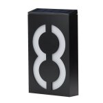 Ywxlight 0. 36w support mural  nergie solaire 6 led ampoule clairage plaque de porte plaque numro ...