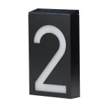 Ywxlight 0. 36w support mural  nergie solaire 6 led ampoule clairage plaque de porte plaque numro ...