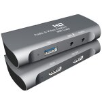 Z27 hdm femelle + micro vers hdm femelle usb 2. 0 boîte de capture audio vidéo (gris foncé) Z27 hdm femelle + micro vers hdm femelle usb 2. 0 boîte de capture audio vidéo (gris foncé)