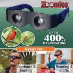 Zoomies 400% grossissement bandeau loupe loupes lunettes tlescope