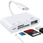 Zs - s1827 carte sd 4 en 1 + carte tf + charge 8 broches + interface usb vers adaptateur de lecteur de ... Zs - s1827 carte sd 4 en 1 + carte tf + charge 8 broches + interface usb vers adaptateur de lecteur de ...