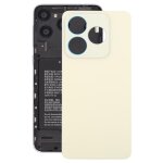 Pour zte blade v60 design z2350 couvercle arrire de batterie en verre avec adhsif (or)