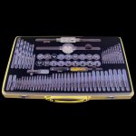 Clas - coffret de for�ts, tarauds et fili�res 75 pi�ces - om 9223