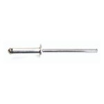 Degometal - 100 rivets aveugles standards alu / acier tte ronde standard 4x18 - 103 140 181