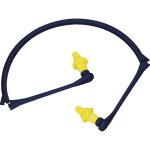 Delta plus - bouchons d'oreilles relis par arceau pliable - jaune et noir - conicap01ja