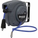 Drakkar equipement - enrouleur automatique orientable de tuyau d'air polyurthane 12 bar 8x12mm 9 + 1m ...