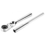 Facom - cliquet facom 1 / 4  compact tte flexible 180 + rallonge 100mm - r. 180pb
