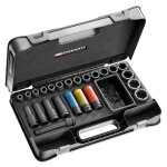 Facom - coffre de douilles impact 1 / 2 courtes et longues 10  32mm - ns. 550bpb. 27 pices