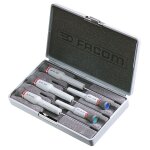 Facom - coffret 5 tournevis micro torx aexj1
