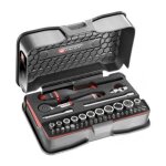 Facom - coffret cliquet + douilles 1 / 4'' 6 pans - r. 161 - 6m6pb