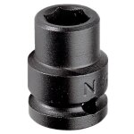 Facom - douille impact 1 / 2'' 6 pans courte 19 mm - ns19a