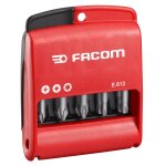 Facom - jeu de 10 embouts de 50 mm  gorge 1 / 4  - srie 1 - e. 612pb