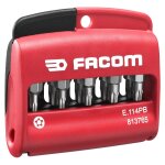 Facom - jeu de 10 embouts torx plus tamper rsistant 1 / 4 25 mm - e. 114pb