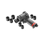 Facom - kit 8 douilles impact courtes + cl  chocs ultra compacte - nss. j8pb