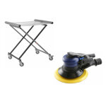 Facom - pack carosserie : chevalet multi fonctions cr. s7 + ponceuse orbitale pneumatique diamtre 150mm ...
