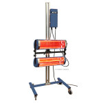 Iwata - s�cheur 2kw mobile �lectronique avec platine + sup - hl100025