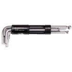 Jeu de 9 cl�s m�les 6 pans � t�te sph�rique longues, 2 � 10 mm ks tools 151. 2100