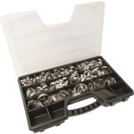 Klipper - collier � cr�maill�re acier inox 316 12mm de 8 � 50mm - coffret de 175 pcs - 26515