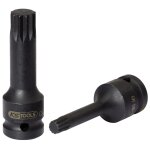 Ks tools - douille longues  chocs mle xzn 1 / 2 , m6 - 911. 0947