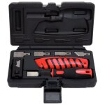 Kstools - jeu de couteaux, grattoir et couteau 15 lames droit, 5 obliques, 5 trap�zes - 907. 2200