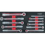 Kstools - module de cl�s � pipe d�bouch�es - 6 pans, 11 pi�ces - 713. 2011