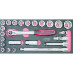 Kstools - module de douilles et accessoires ultimate� 1 / 2  en pouces, 24 pi�ces - 713. 1025