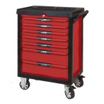 Kstools - servante pearl line rouge, 7 tiroirs - 809. 0007