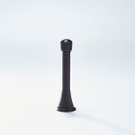 Mottez - lot de 2 butes de porte flexible - noir - m033kno