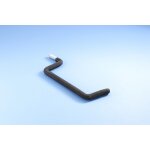 Mottez - crochet jumbo tube  13mm lg 20 cm - charge 100 kg gain antidrapant rugueux - b029v