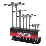 Pr�sentoir de cl�s torx � poign�e en t, 9 pi�ces ks tools 158. 5211